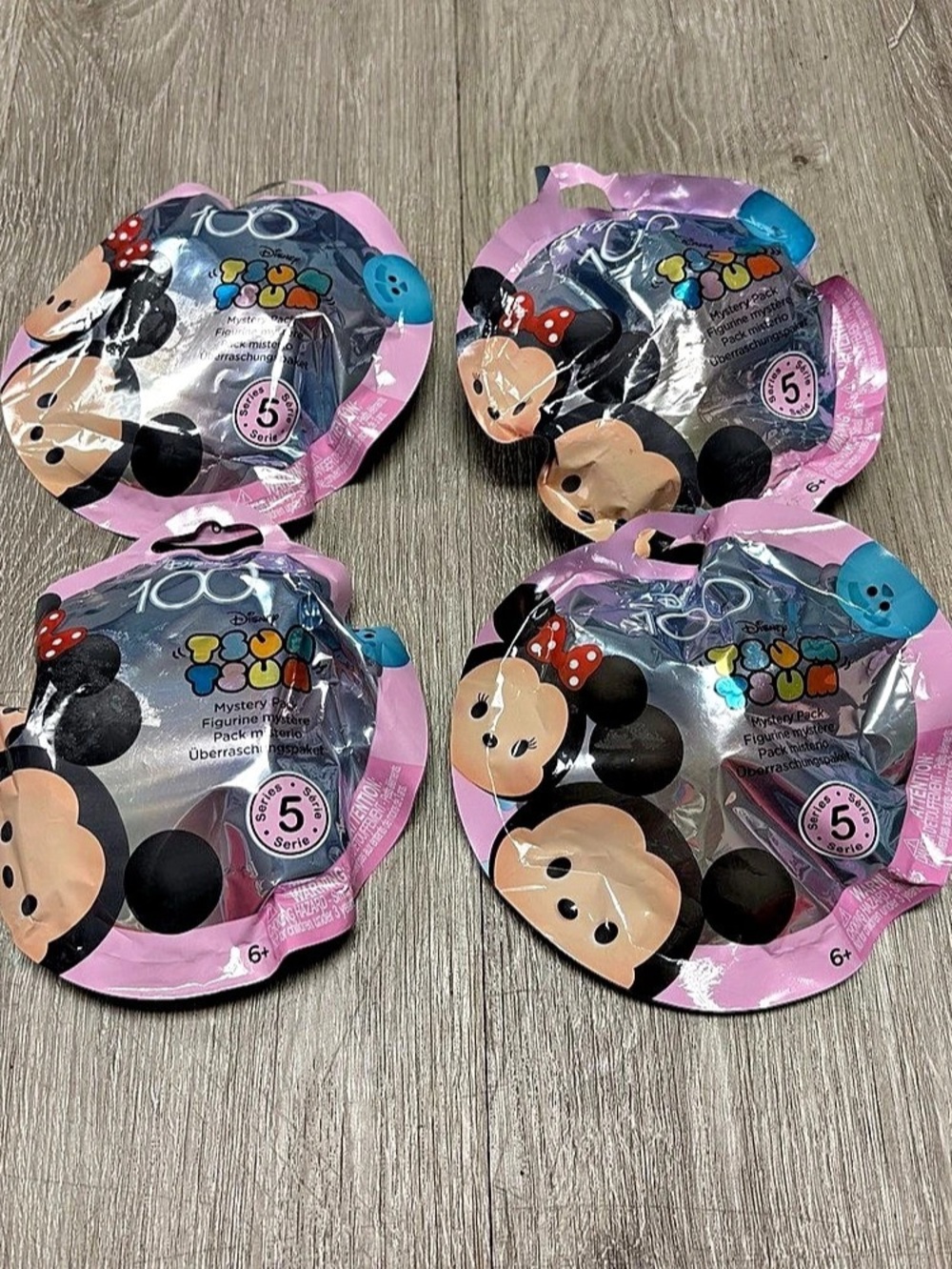 Disney Tsum Tsum Series 5 Unopened Blind Bags Lot of 4